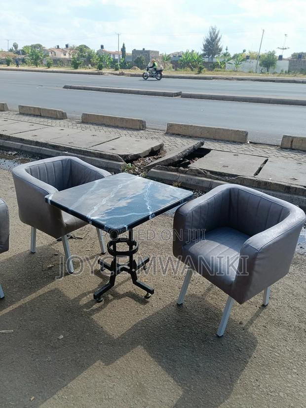 Vip, 2 Seater Restaurant Set , Grey  - thumbnail 2