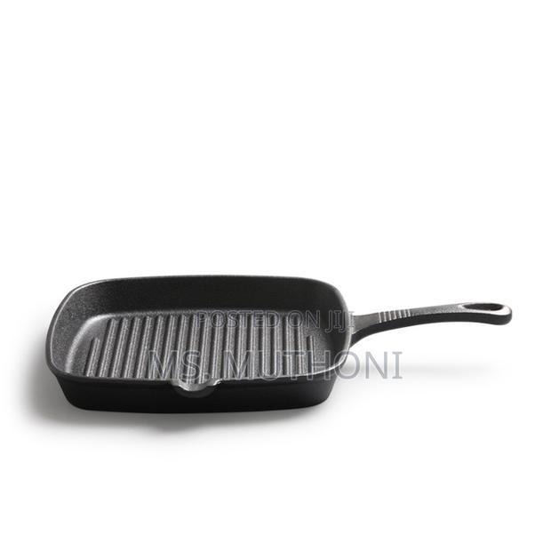 Black Griddle Pan / Steak Skillet - main view