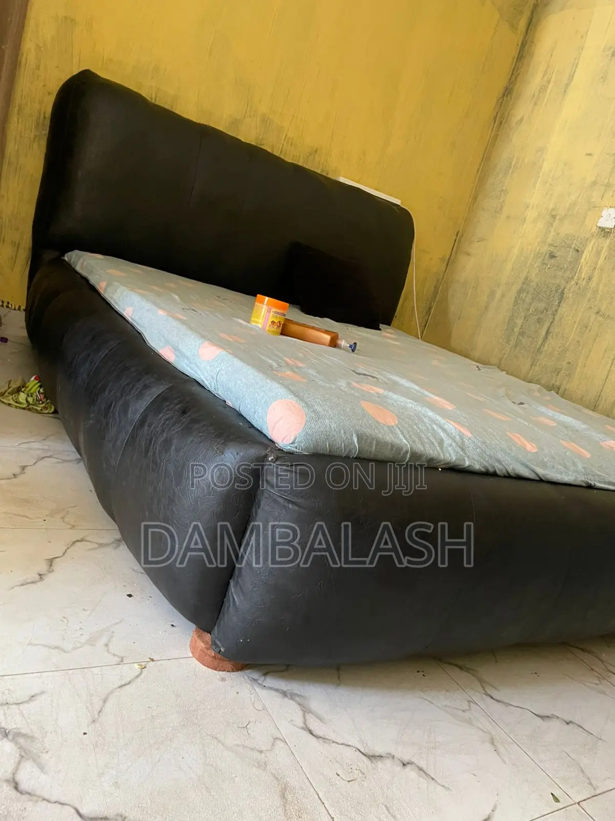 5 by 6 Leather Bed Only