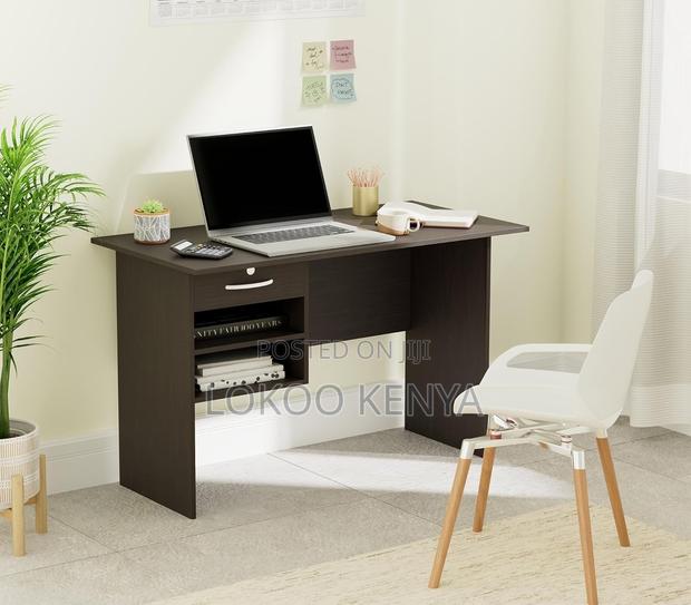 Office Desk : Compact Study Desk With Workspace – 1.2m