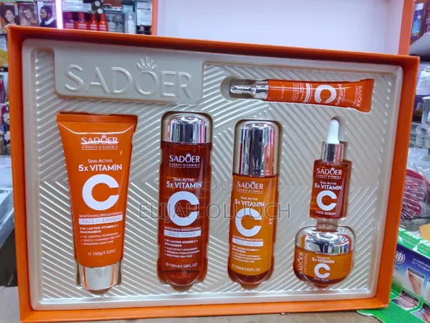 SADGER 5×VITAMIN C SKIN GIFT BOX Sadoer 5× Vitamin C Skin Care Gift Box Brightening 6pieces Set for
