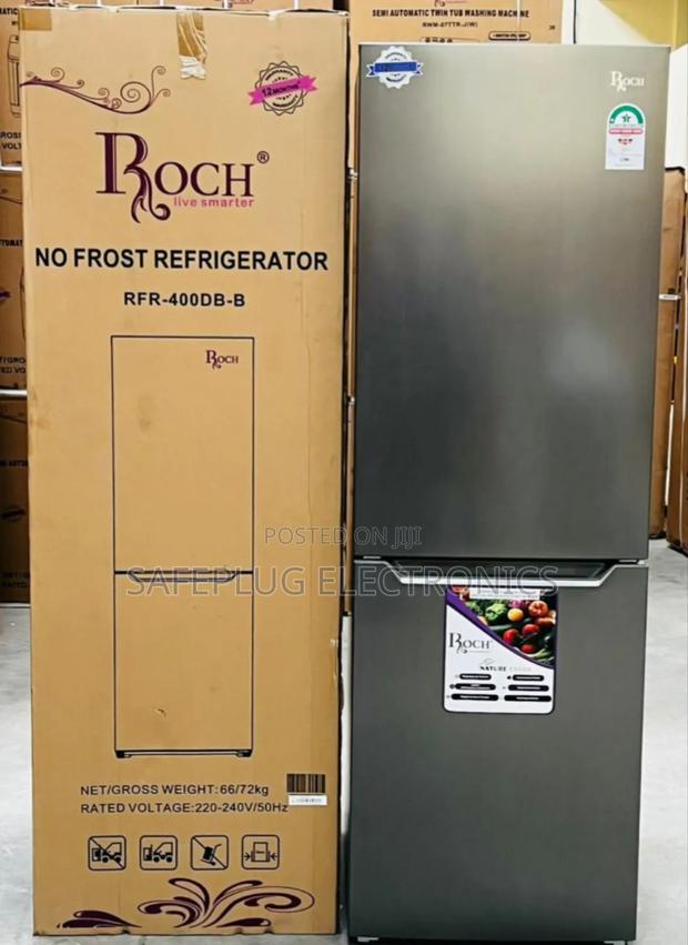 Roch No Frost, Double Door Fridge - Bottom Load Freezer- 330 LTRSB