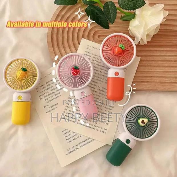 *Cute Fruit Mini Hand Fan With Phone Holder,S - thumbnail 4
