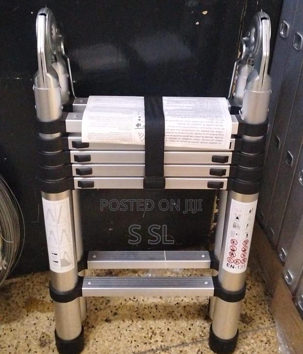 Aluminium Double Telescopic Ladder-(1.9+1.9mtrs) - main view