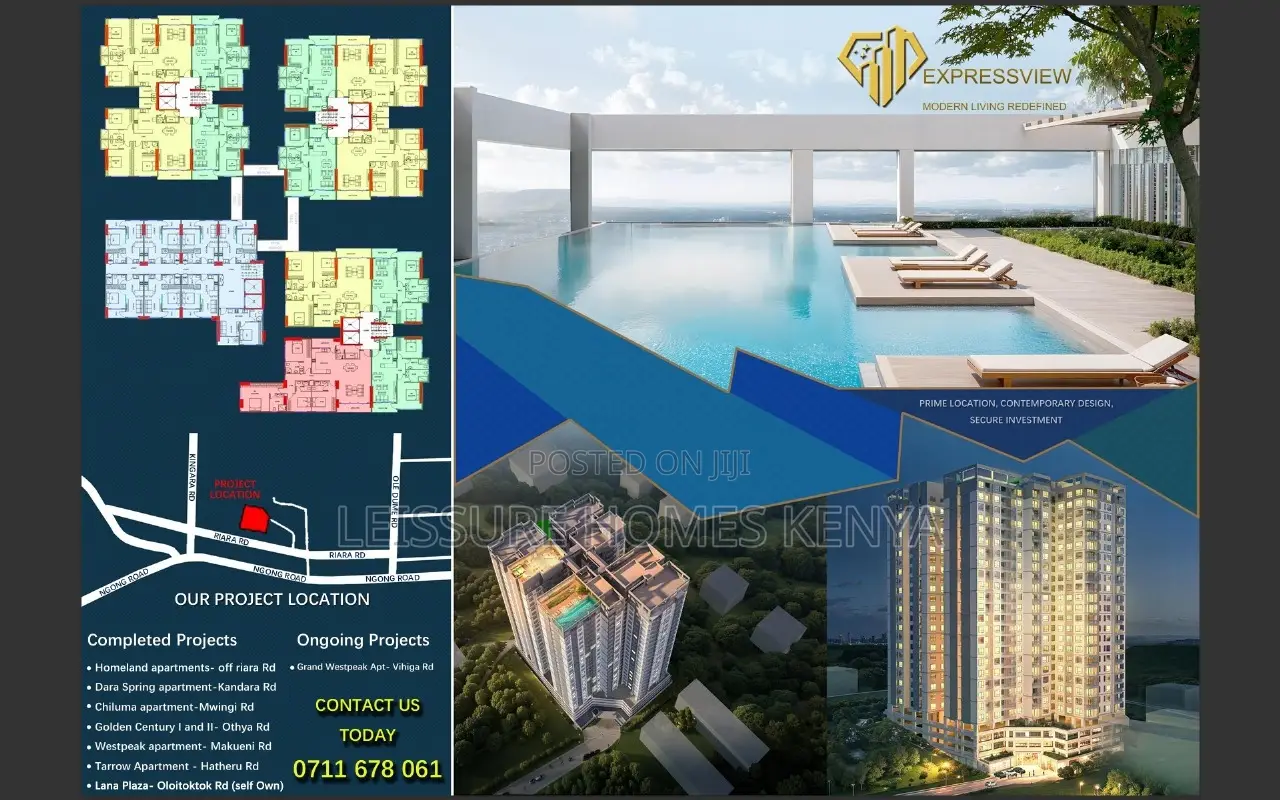 1bdrm Apartment in Kilimani for sale