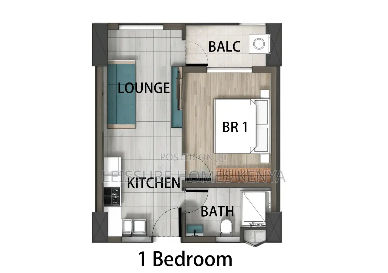 1bdrm Apartment in Kilimani for sale