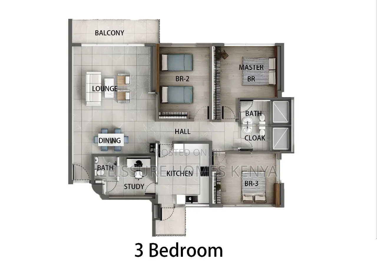 1bdrm Apartment in Kilimani for sale