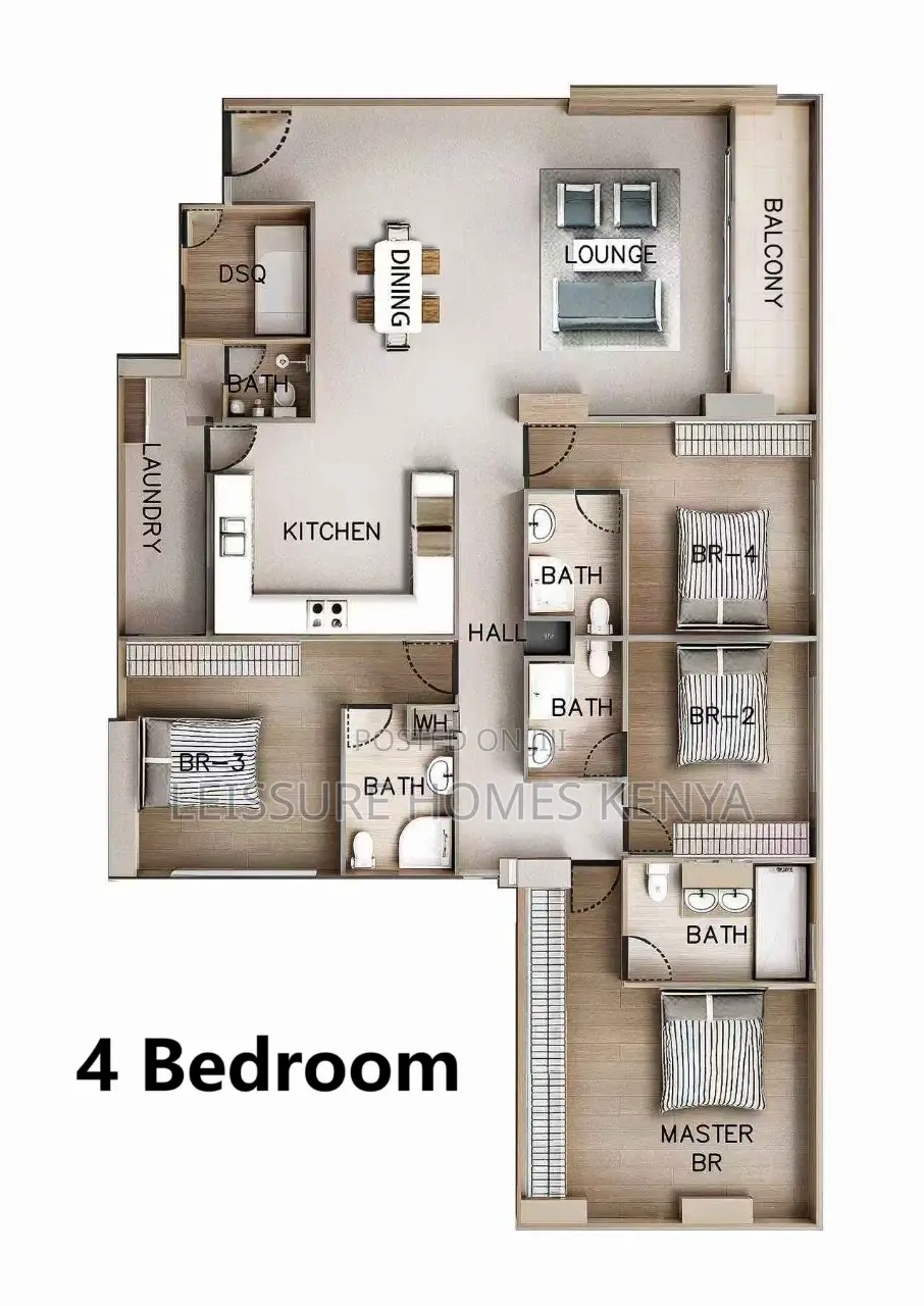 1bdrm Apartment in Kilimani for sale