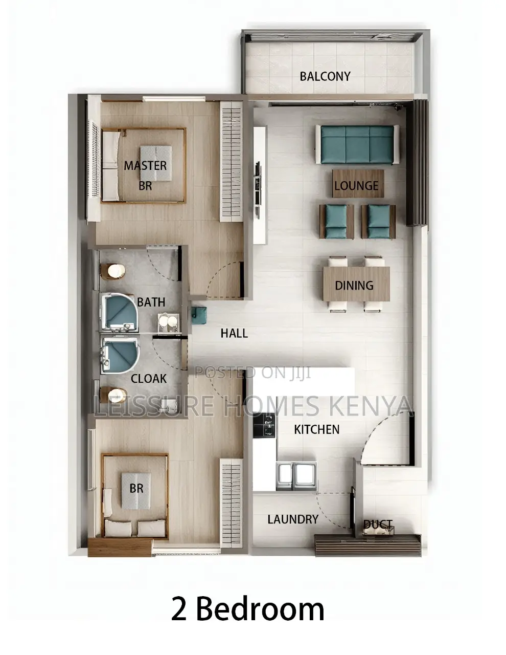 1bdrm Apartment in Kilimani for sale