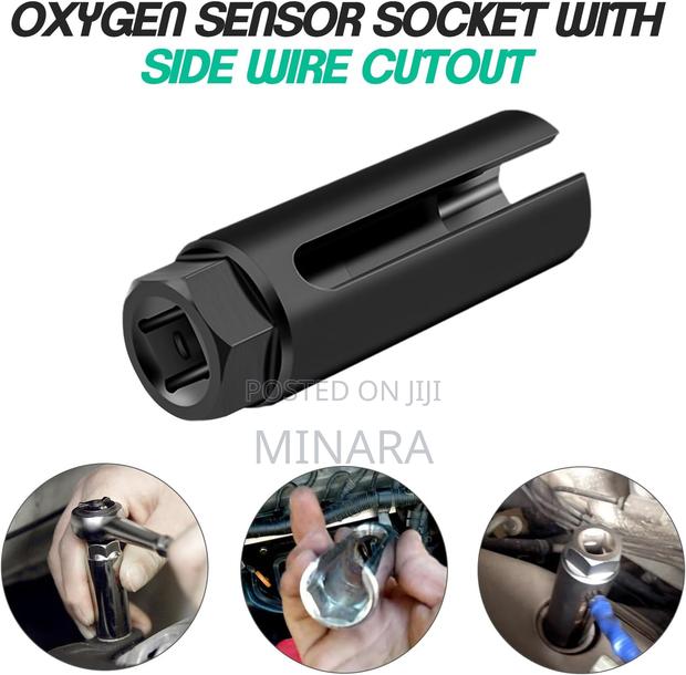 Oxygen Sensor Socket, 1/2" Drive X 22mm, O2 Sensor Removal Tool - thumbnail 3