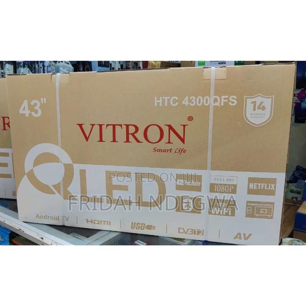 Vitron 43" Qled Smart Android Frameless With Bluetooth - thumbnail 2