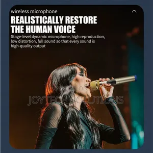 Portable Singing Wireless Handheld Microphone Dual for Stage Use