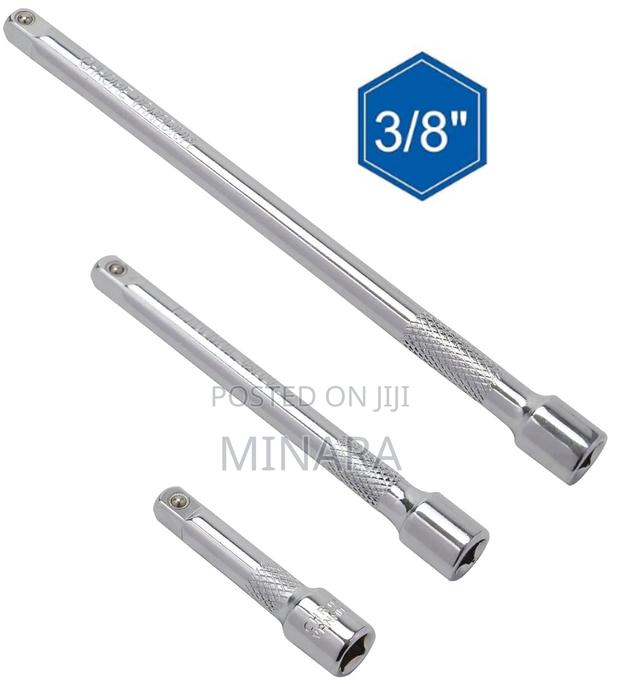 3/8” Inch Drive Extension Bar Set (3 Pieces)