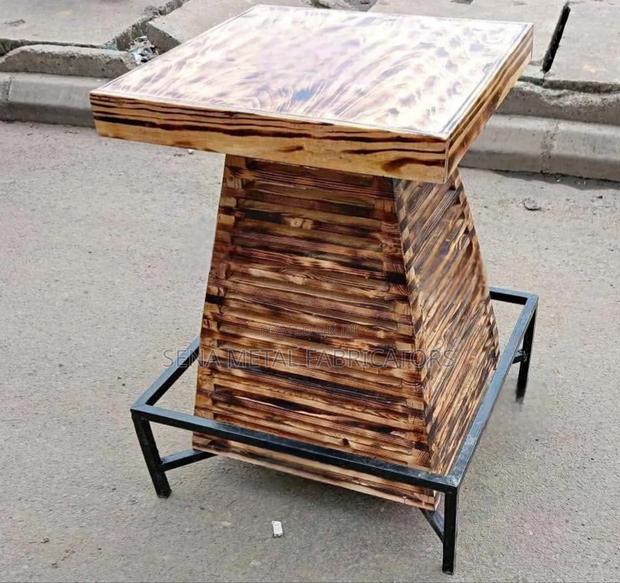 Barrel Table Wooden. - main view