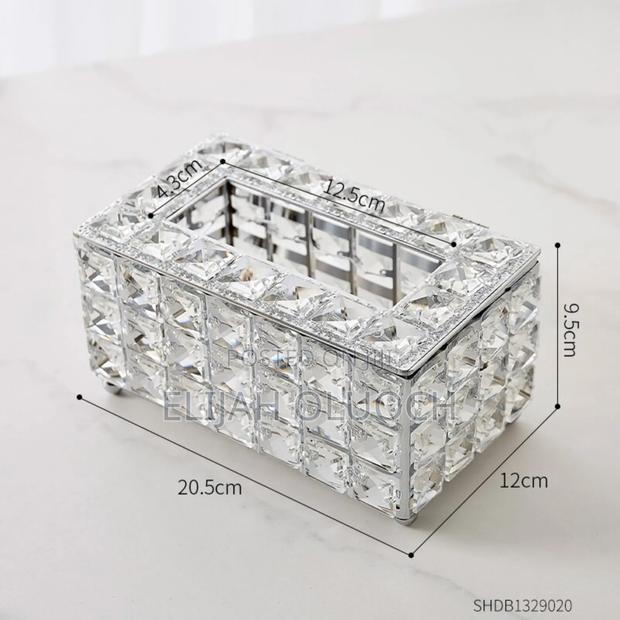 *High Quality Crystal Sparkling Serviette Holder - thumbnail 2