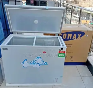With Glas Slide Nunix 169litres Freezer
