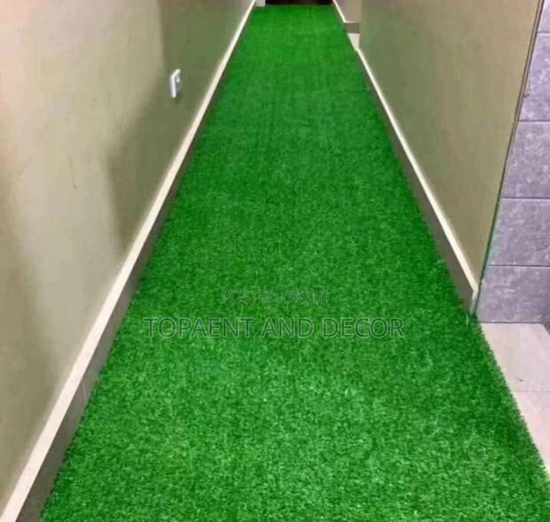 Artificial Grass Carpet for Home Designed Corridor - main view