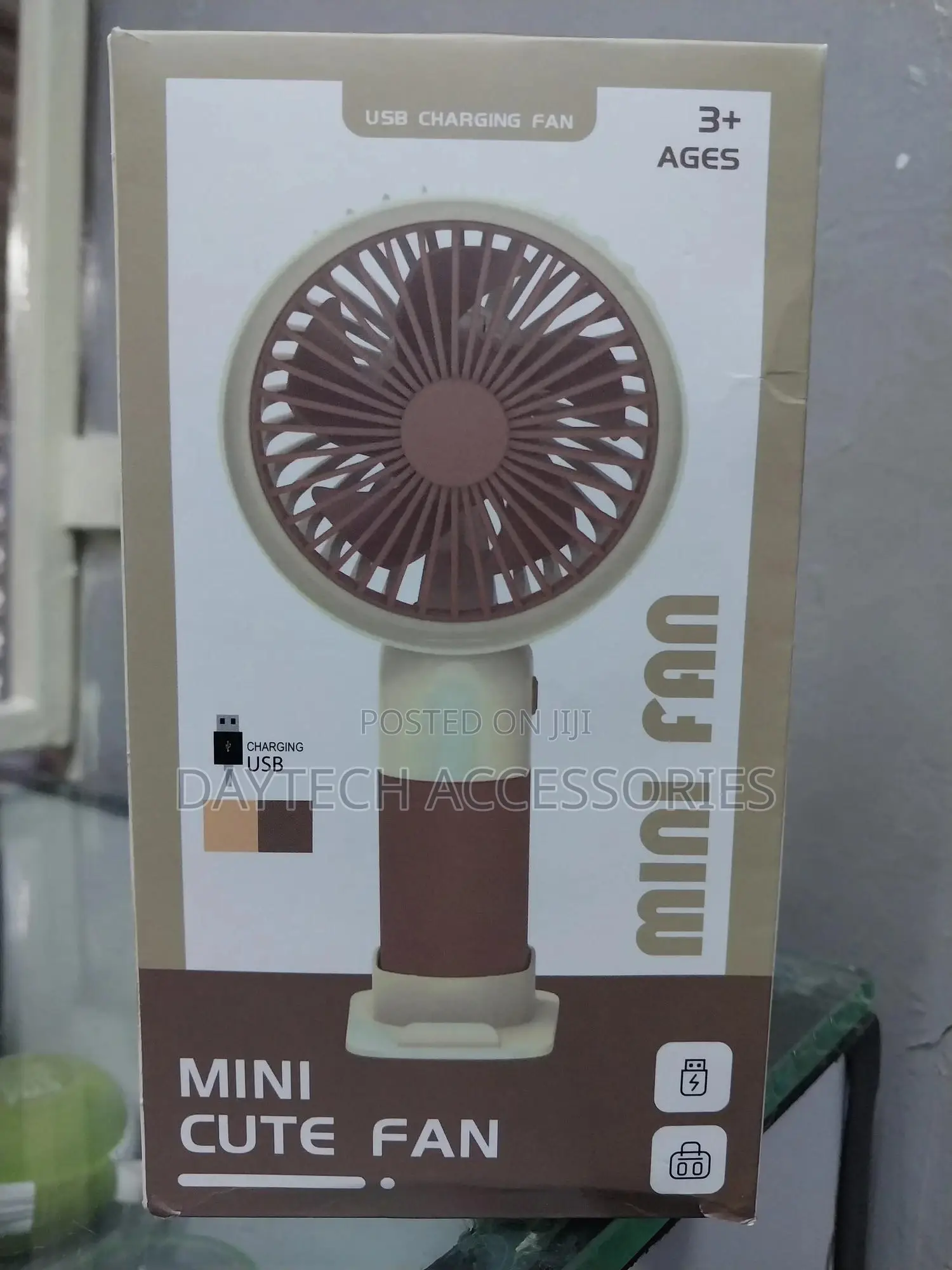 Portable Handheld Fan, Mini Usb Hand Fan With Rechargeable Battery