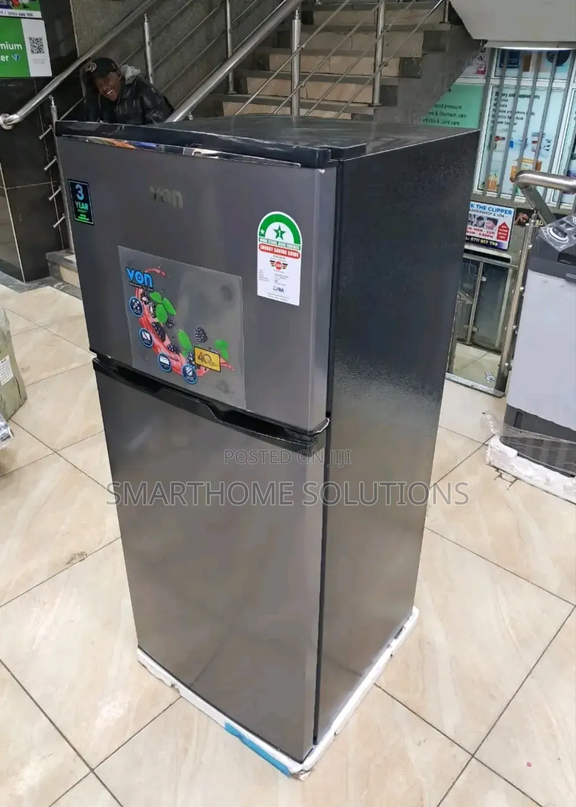 Von 175 Litres Double Door Refrigerator