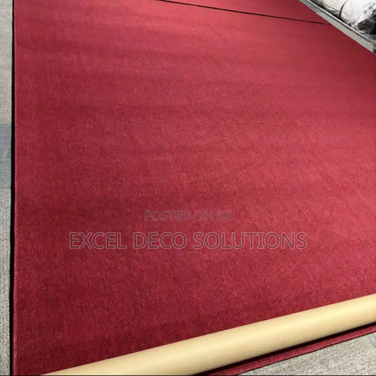 Red Wall to Wall Carpet Easy Maintenance