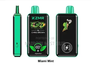 ZMR Chris Brown Vape - Miami Mint, 15000 Puffs