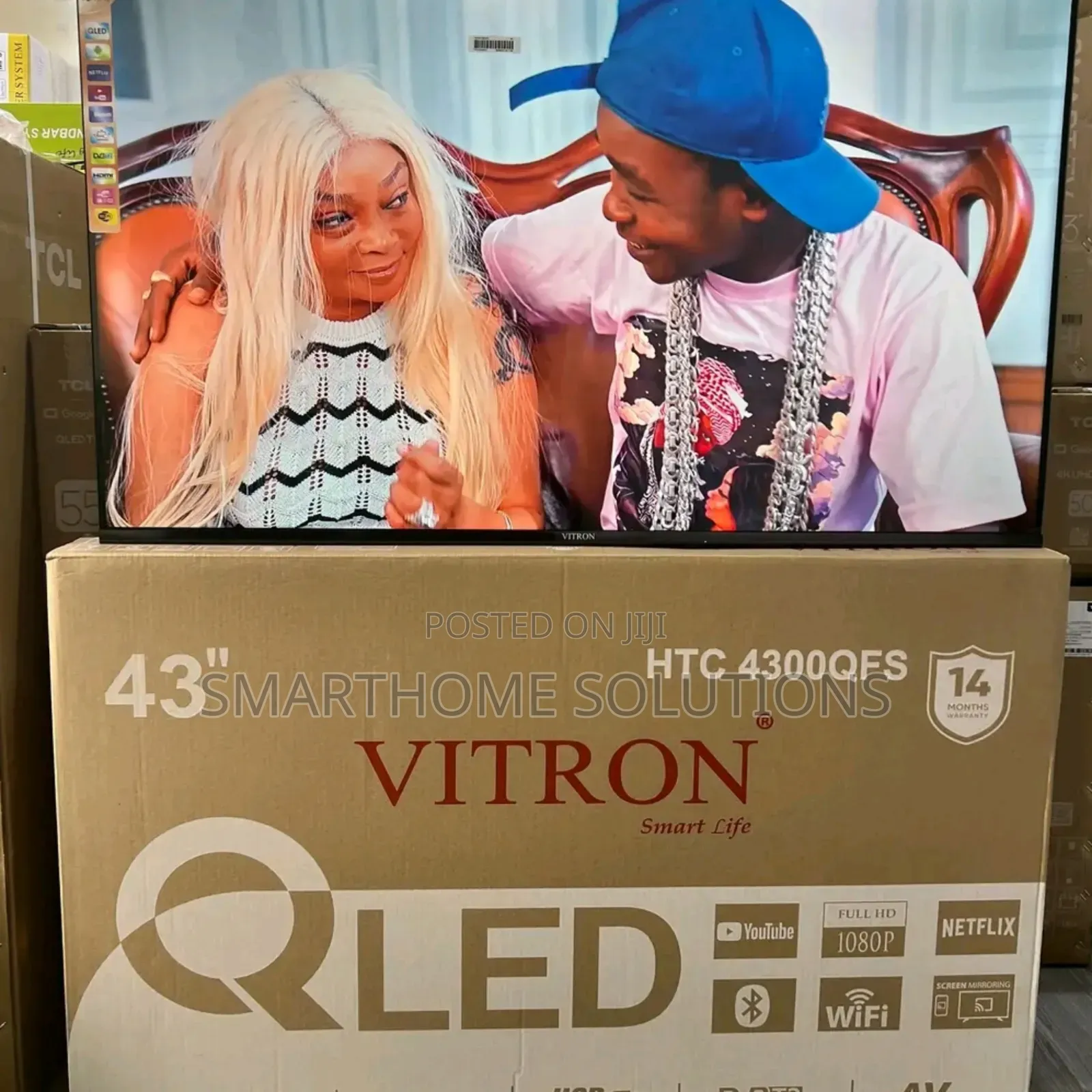 Vitron 43 Qled Picture, Brilliant Color – Vitron 43" Qled Smart Tv