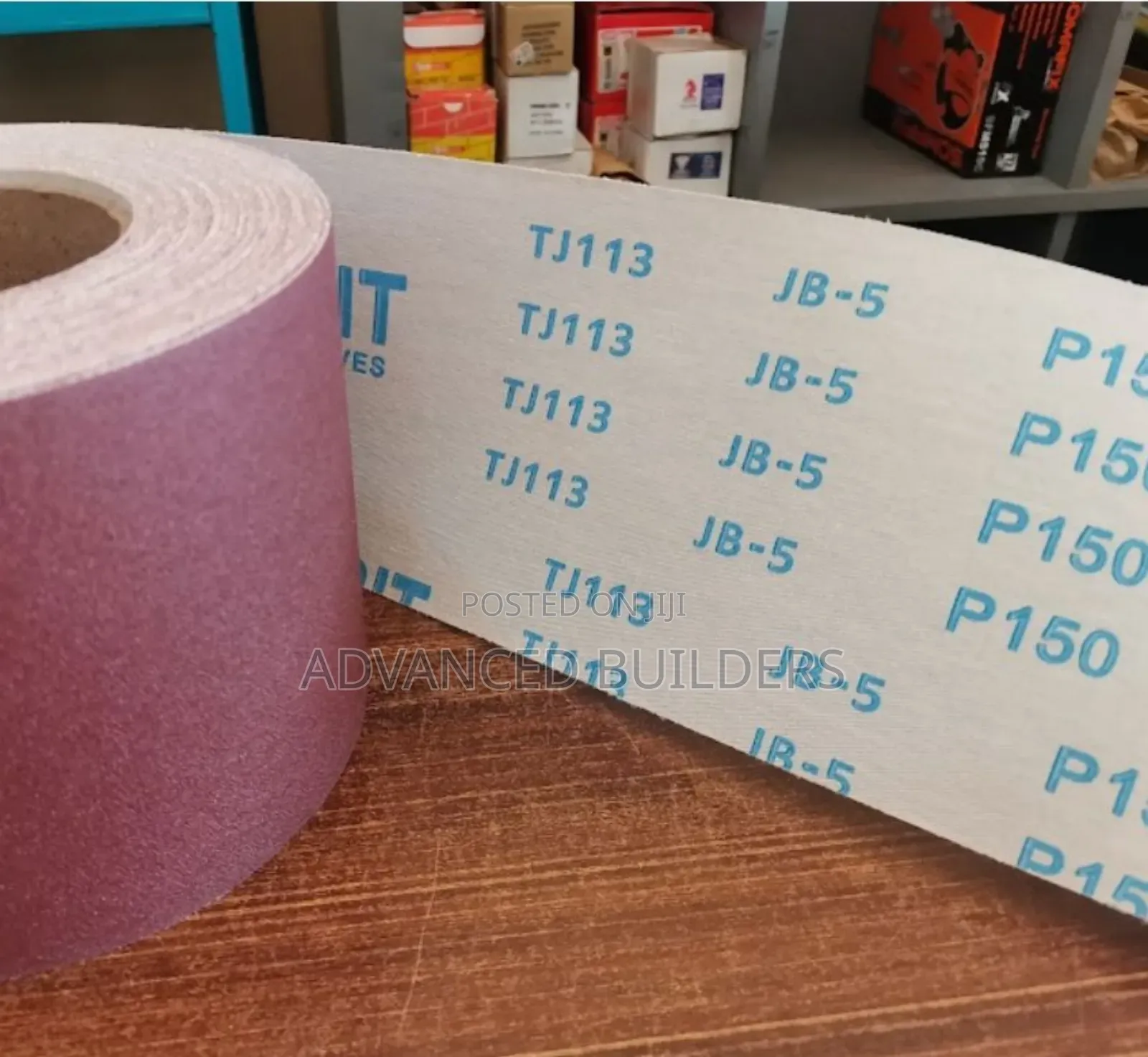 Sandpaper P150 Per Roll (25 Meters)