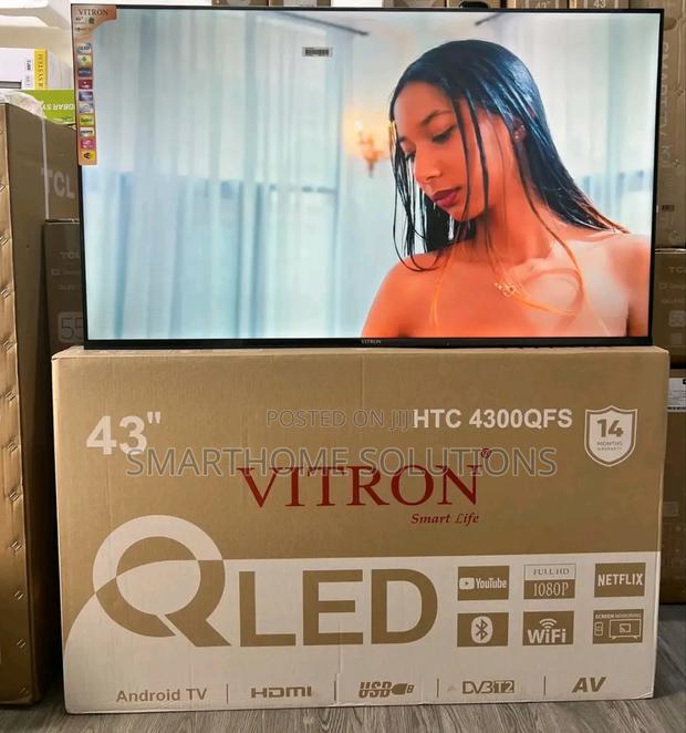 Qled Panel 43" Smart Frameless Tv Htc4300qfs Frameless Tv - thumbnail 2