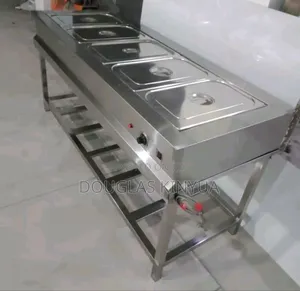 Stainless Steel Commercial Food Warmer:(Food Warmer 5partition)::