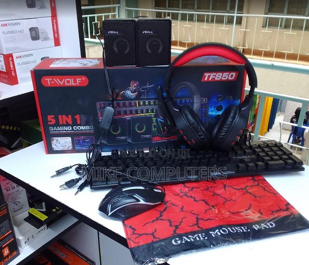 All-in-One Gaming Accessories Kit With Speakers - main view