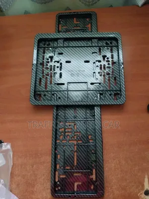 2 Pieces Carbon Number Plate Holders