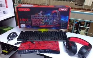 4 in 1 Game Mechanical Feel Keyboard Mouse Headphone Mousepad - thumbnail 2