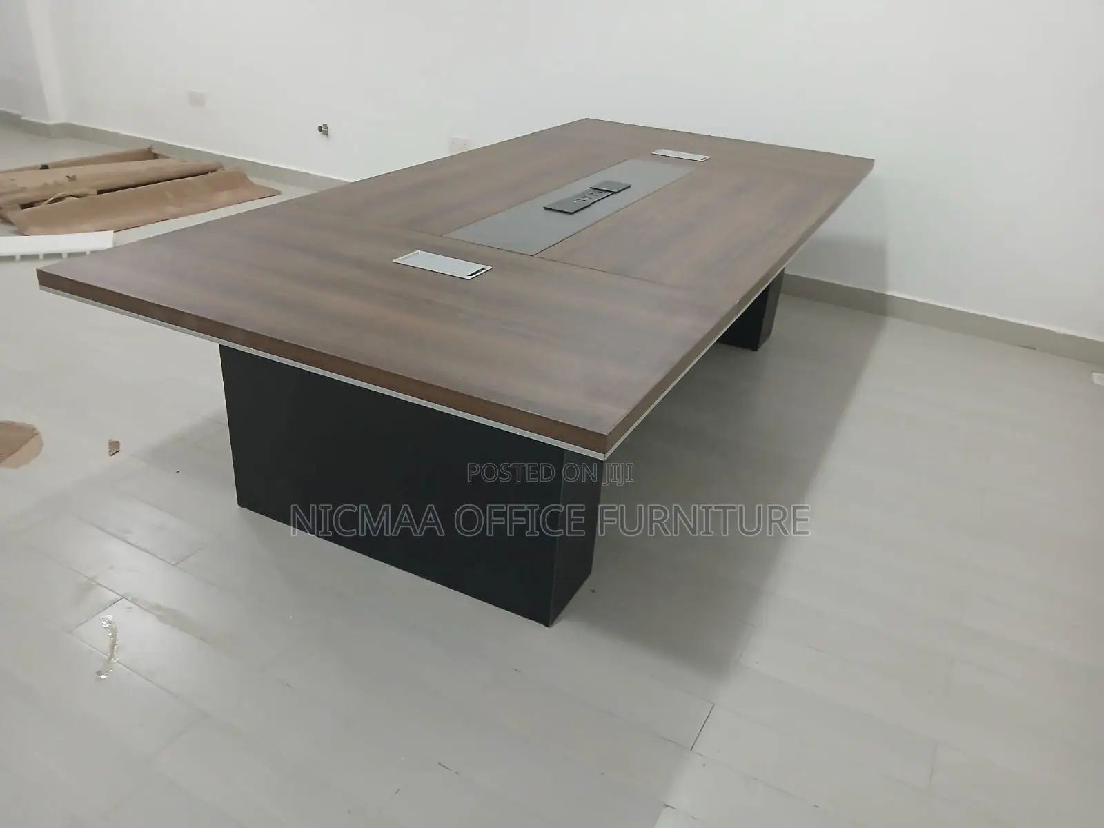 2.4m Power-Ready Professionally Designed Boardroom Table