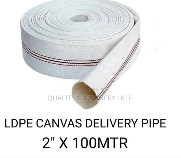 Durable Quality 2"100m Canvas Delivery Pipe