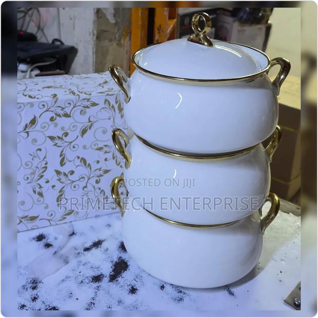 3 PCS Ceramic Pots 3.5litres - main view