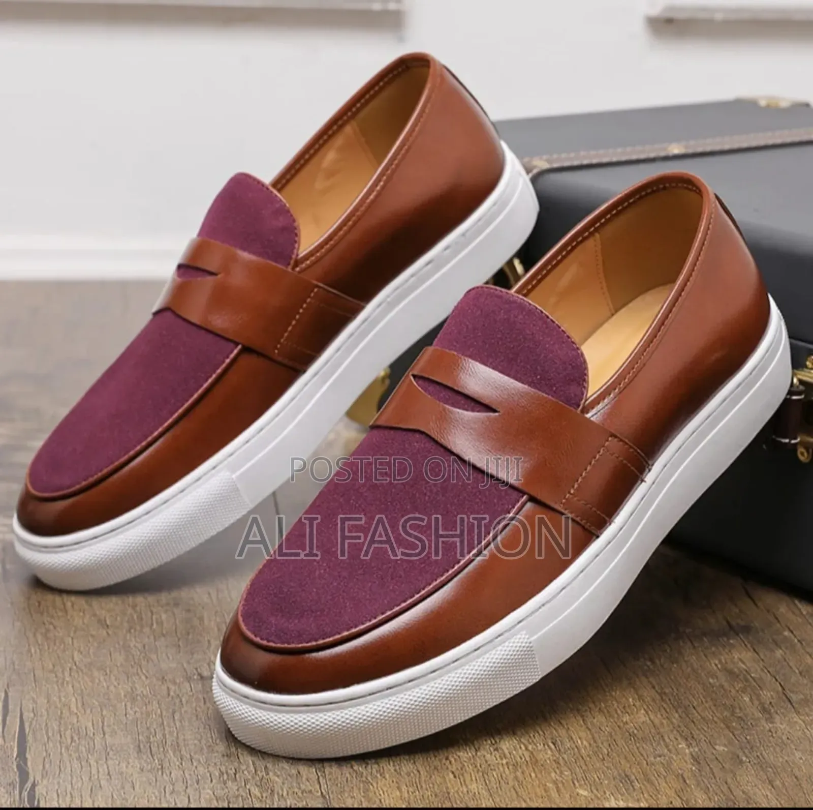 Suede Plain Casual