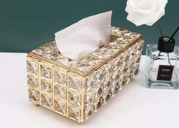 High Quality Crystal Sparkling Serviette Holder