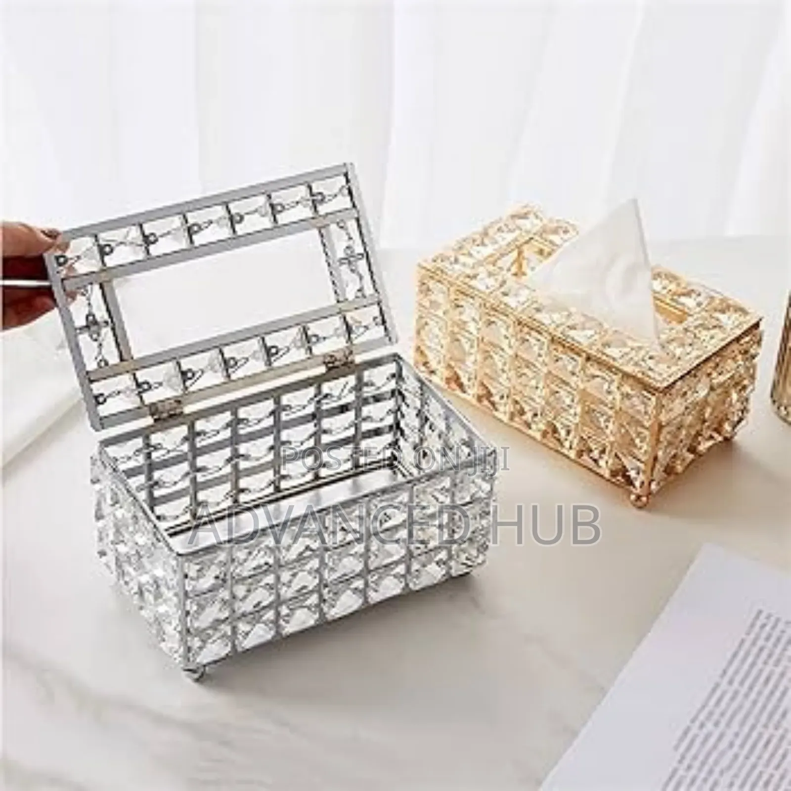 High Quality Crystal Sparkling Serviette Holder
