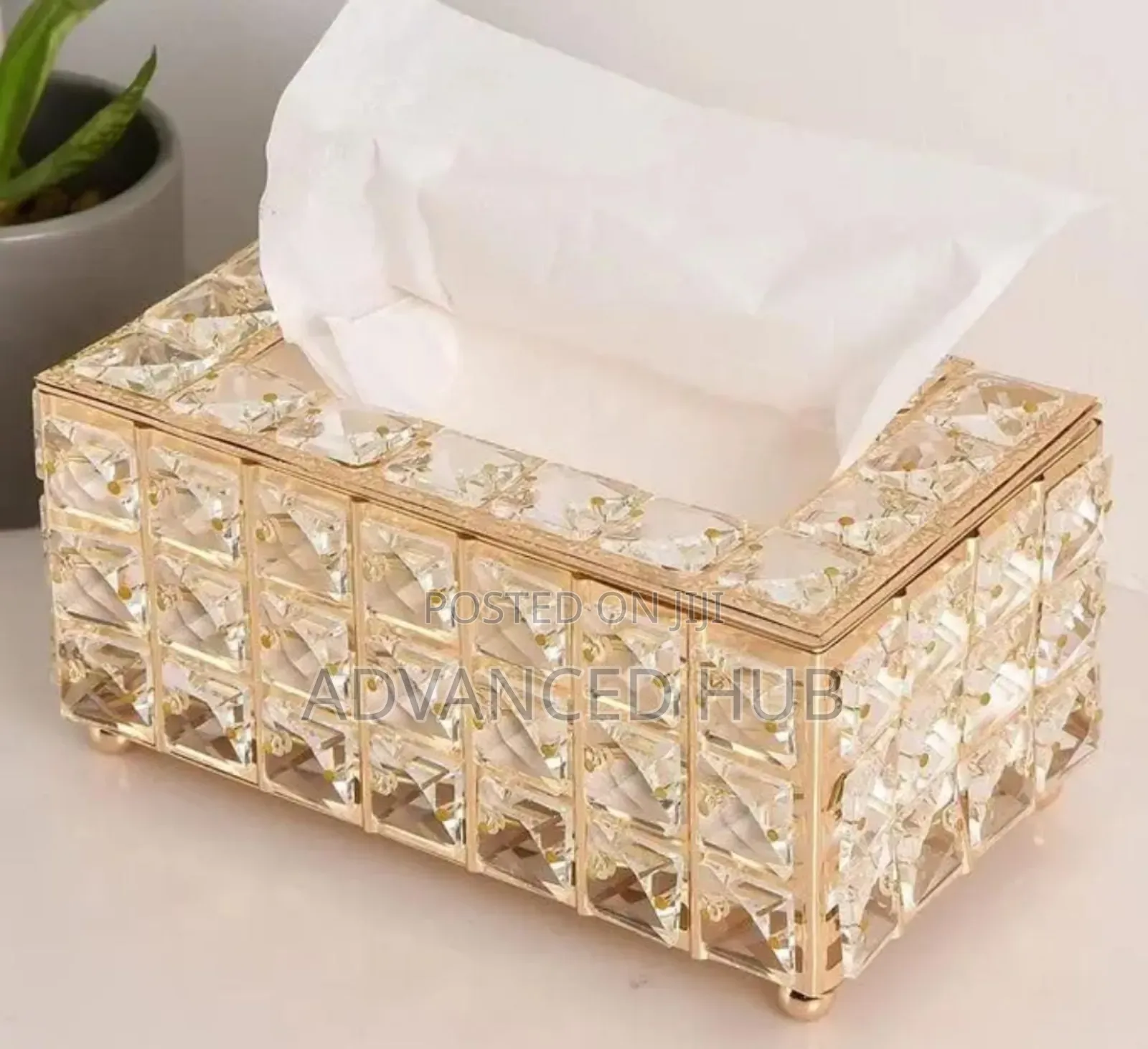 High Quality Crystal Sparkling Serviette Holder