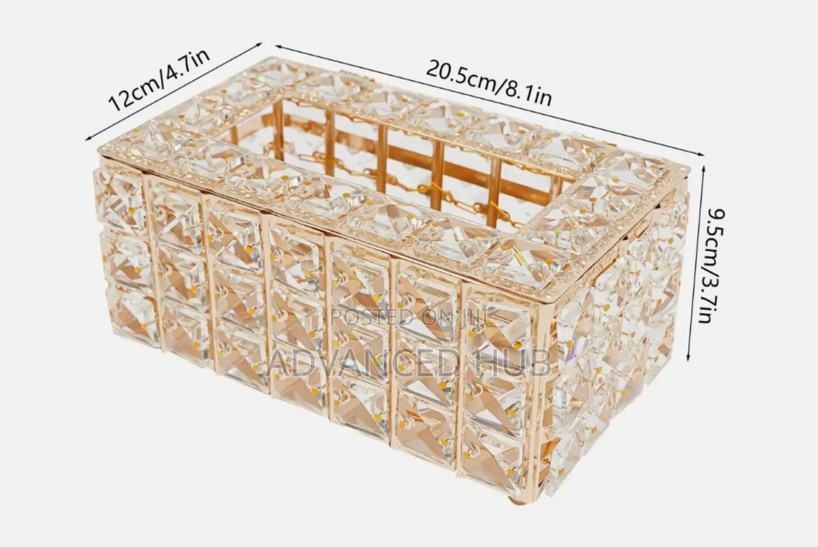 High Quality Crystal Sparkling Serviette Holder
