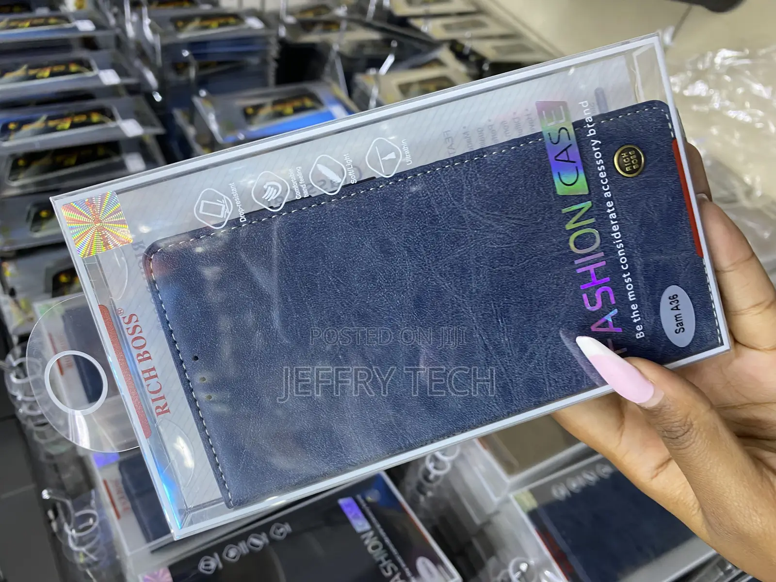 Abasics Flip Wallet Cover for Samsung Galaxy A36 5g Leather Finish