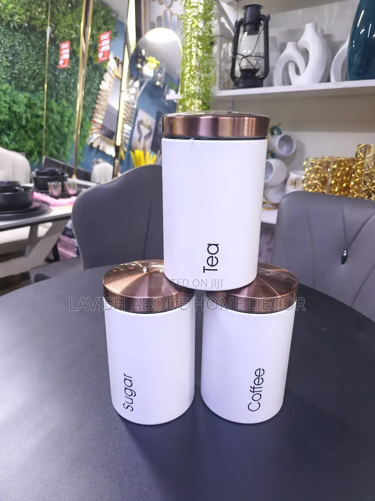 3in1 Storage Canisters Coffee, Tea, Sugar, Container Set