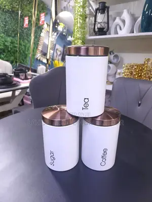 3in1 Storage Canisters Coffee, Tea, Sugar, Container Set