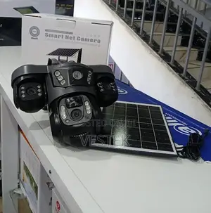 V380 New Solar Powered Vts29-G 6mp Wireless Lte 4g PTZ Triple Lens