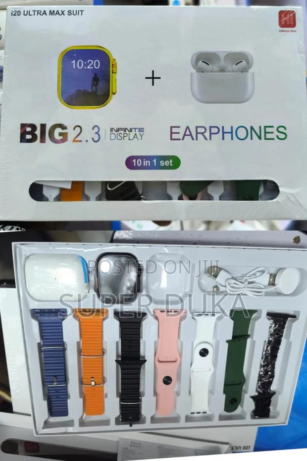 I20 Ultra Max Suit Smartwatch Set.