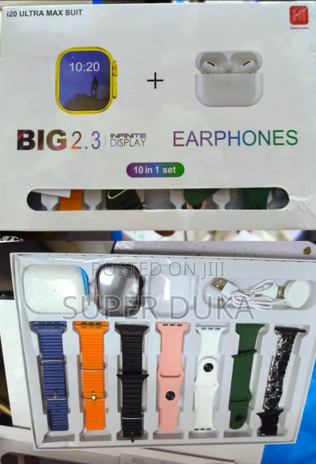 I20 Ultra Max Suit Smartwatch Set.