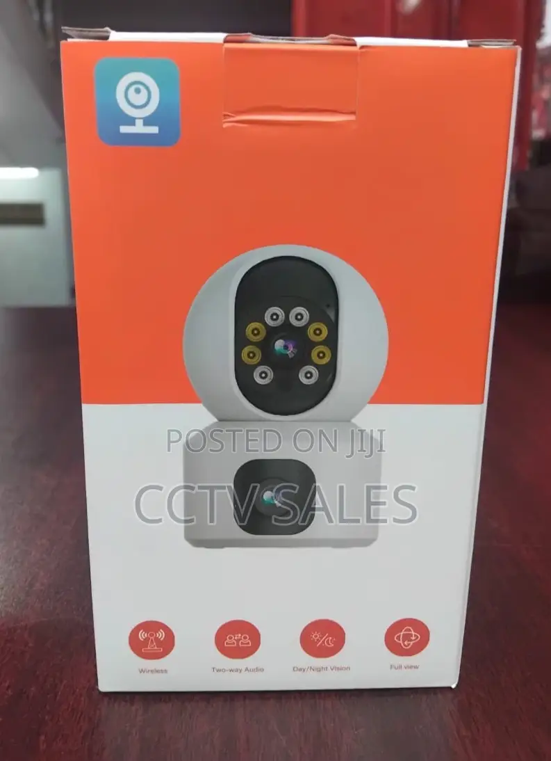 360 Degrees Dual Lens Nanny Camera With Two Way Audio