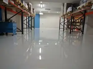 Light Grey Epoxy Self-Leveling Flooring
