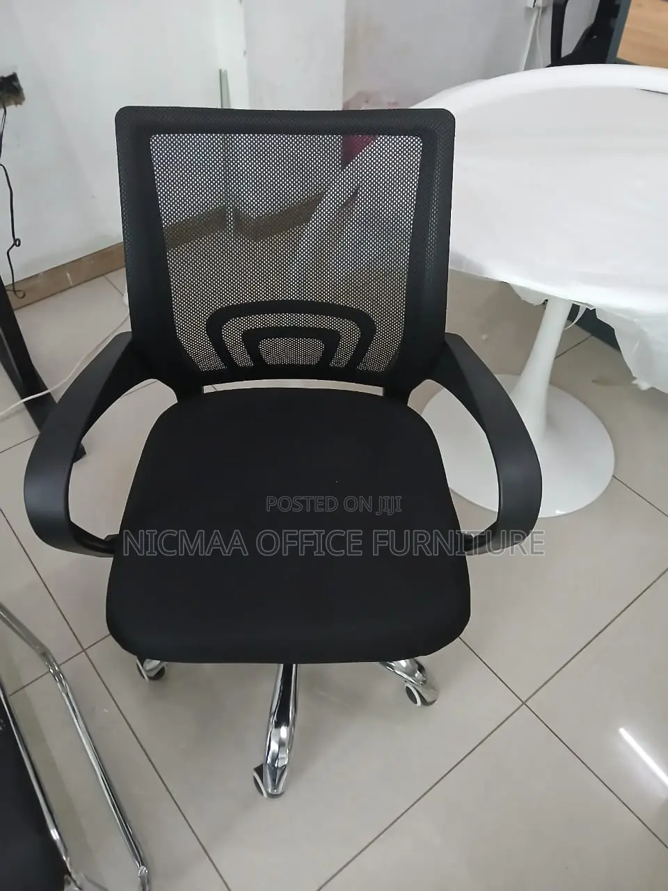 Breathable Mesh Back Clerical Seat