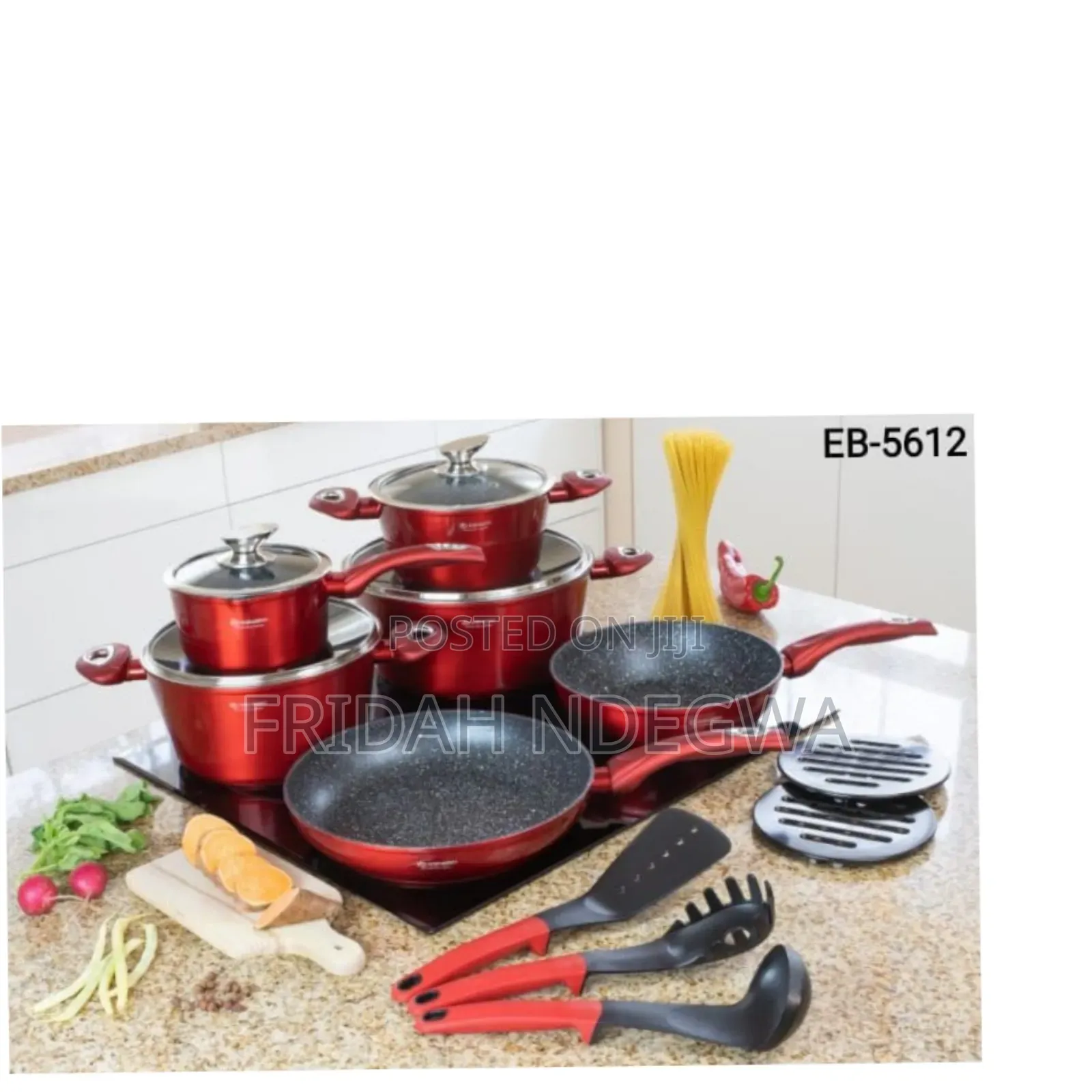*Edenburg 15pc Cookware 